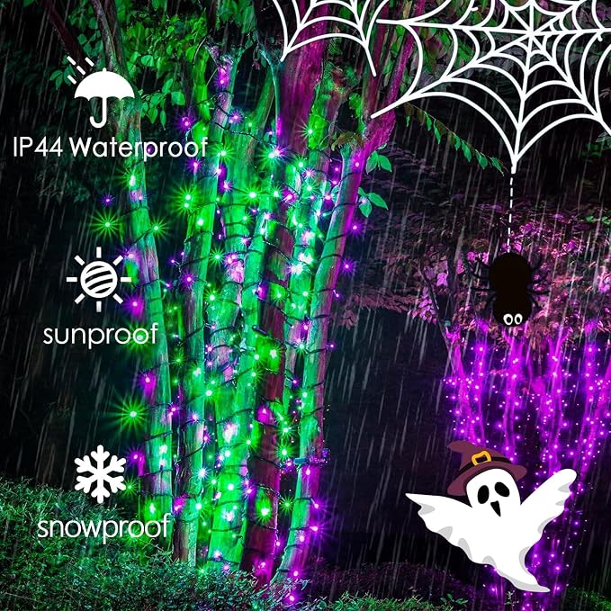 Purple and Green