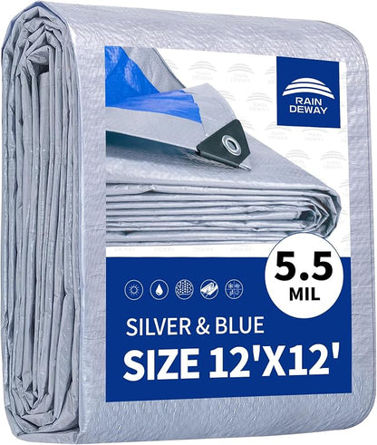 Silver/Blue