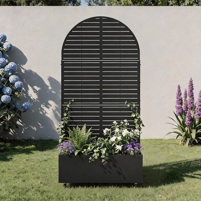 Black-louvered-arched