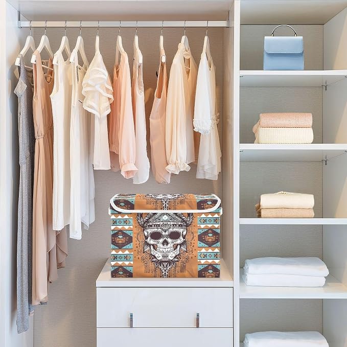 Indian Tribal Geometric Skulls