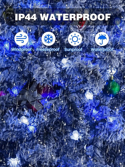Blue and White