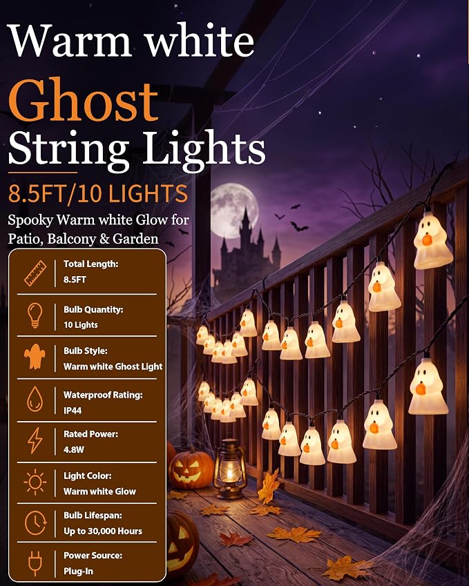 Ghost Pumpkin Light