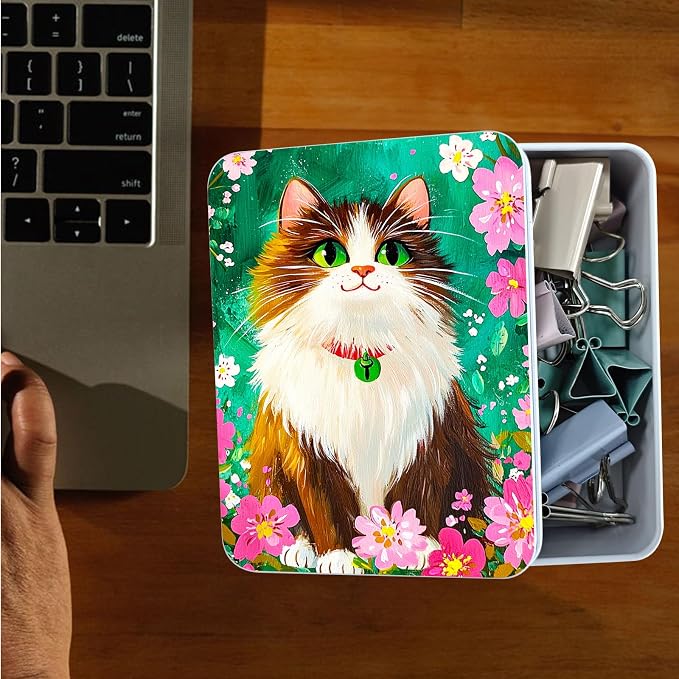 White Brown Cat Green Eyes
