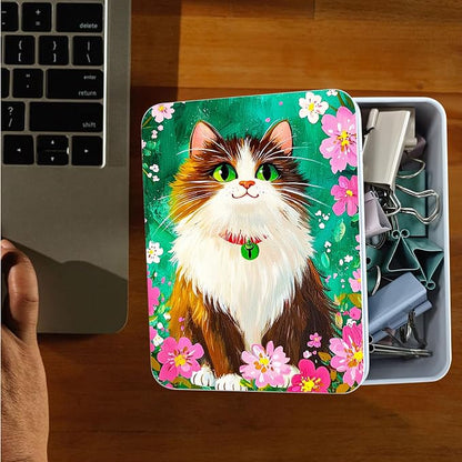 White Brown Cat Green Eyes