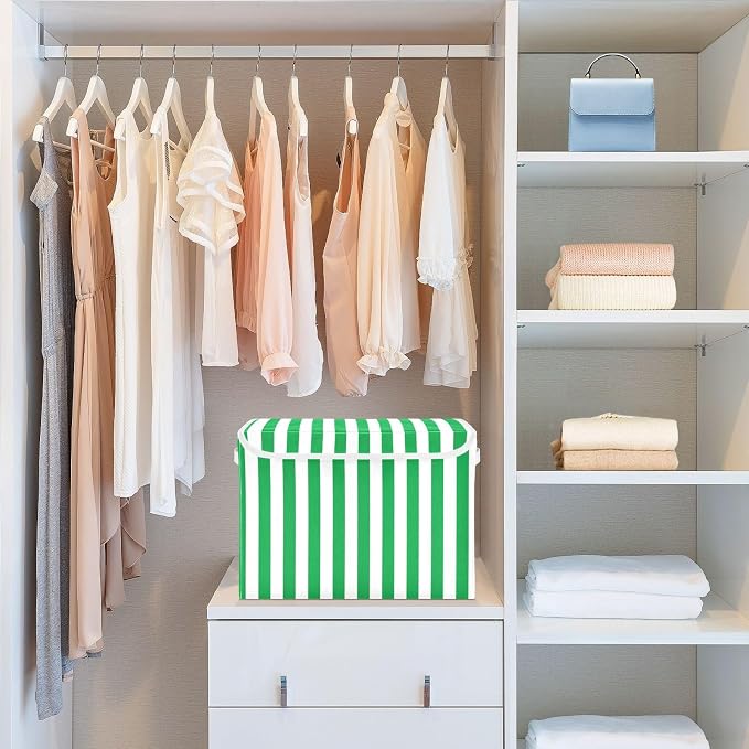 Green Christmas Stripe