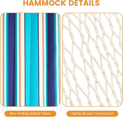 Turquoise Blue Stripes