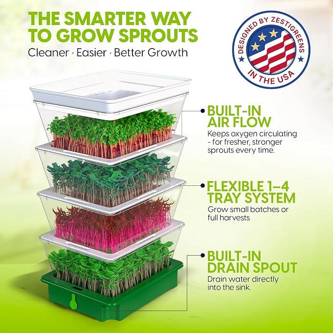 4-Tier Sprouting Kit
