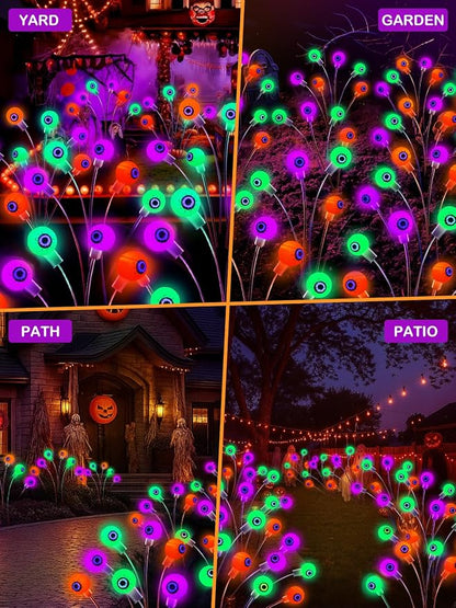 Orange Purple and Green