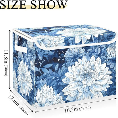Chrysanthemum Flowers Stars Blue