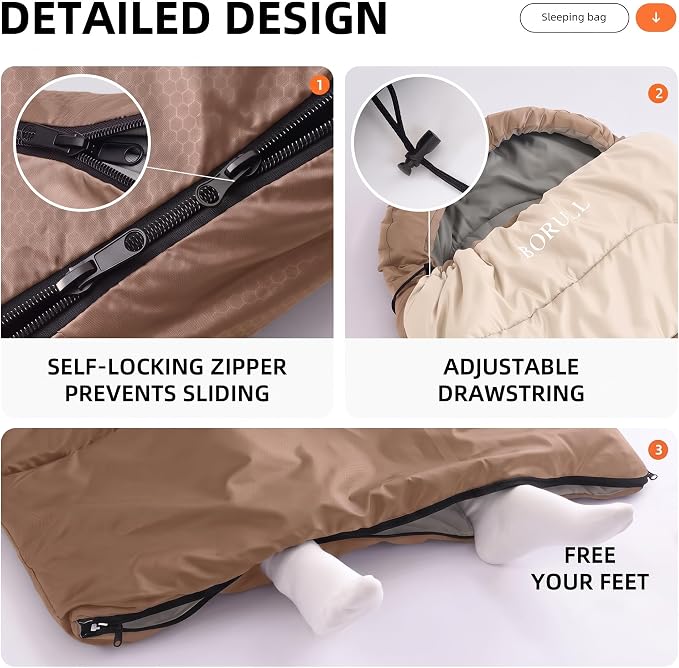 3lb-Beige & Light Brown(L Zip)
