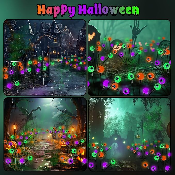 Orange Purple and Green