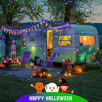 Purple and Green
