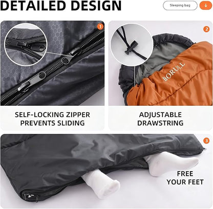 3lb-Orange & Light gray(L Zip)
