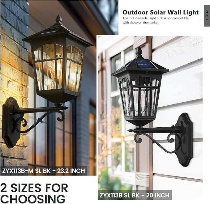 Solar Wall Light - 23.2''