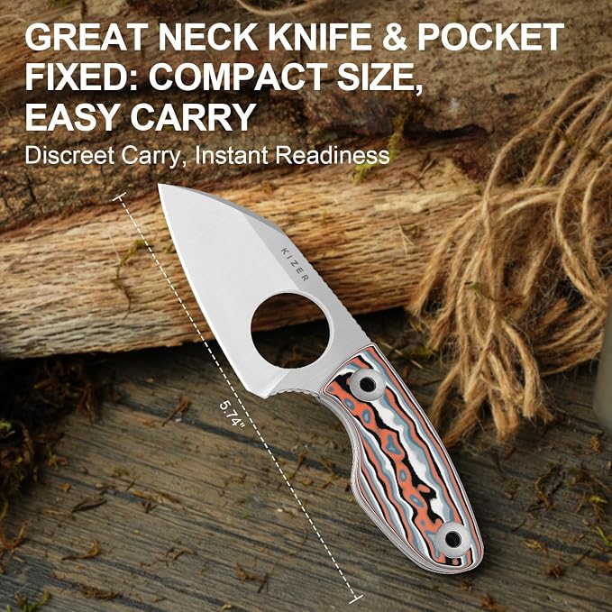 Multicolored Micarta Handle