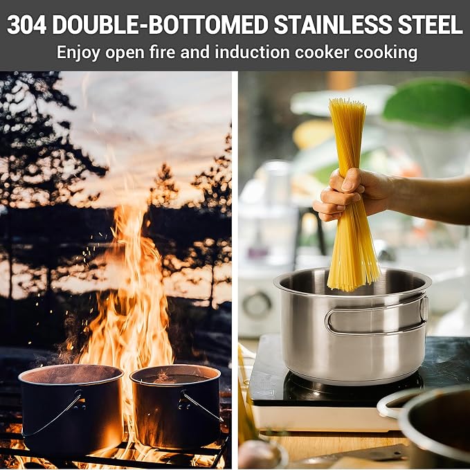 SILVER - 4-6 PERSON COOKWARE SET