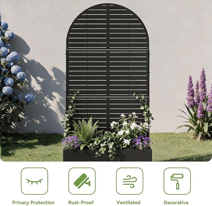 Black-louvered-arched