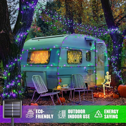 Purple and Green