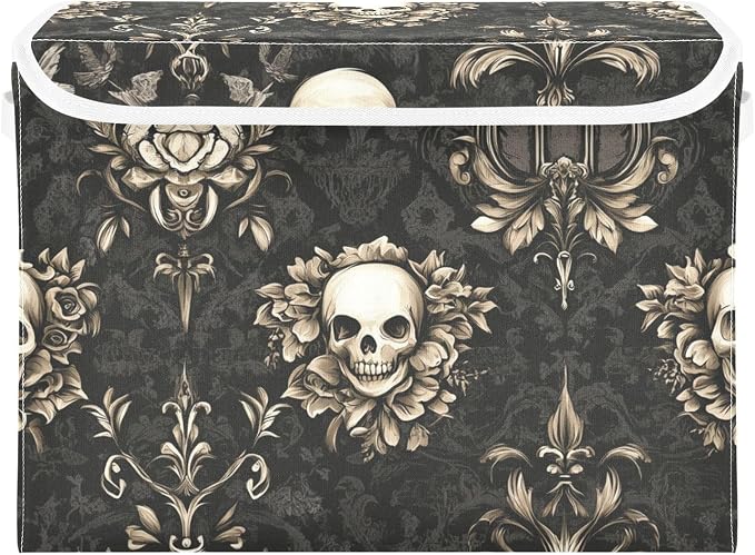 gothic brown skulls