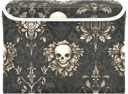 gothic brown skulls