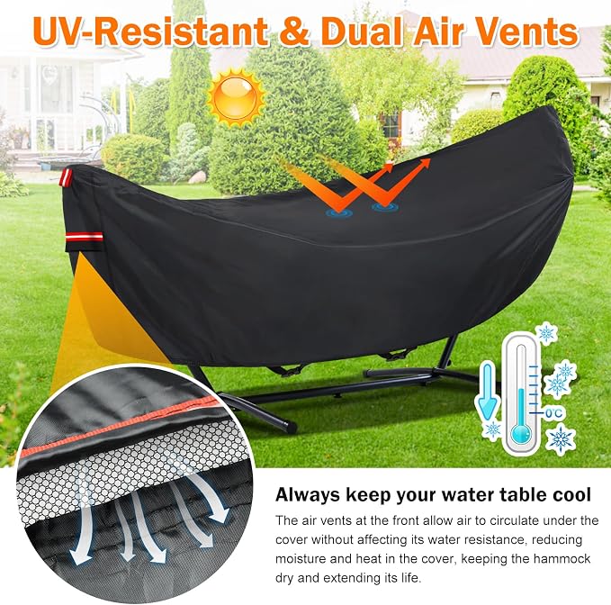 11ft Hammock Cover-black