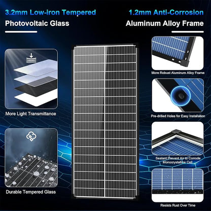 Bifacial 100W*4
