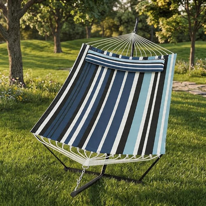 Dark and Light Blue Stripes
