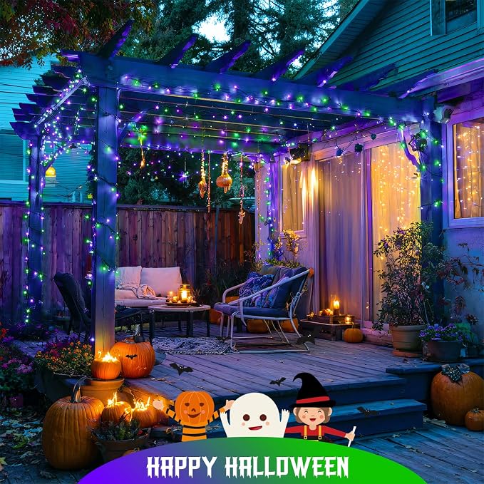 Purple and Green