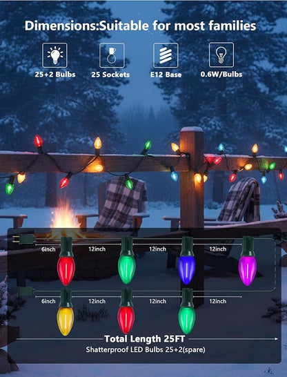 LED-transparent multicolored