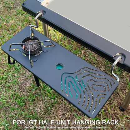 Silver hanging rack
