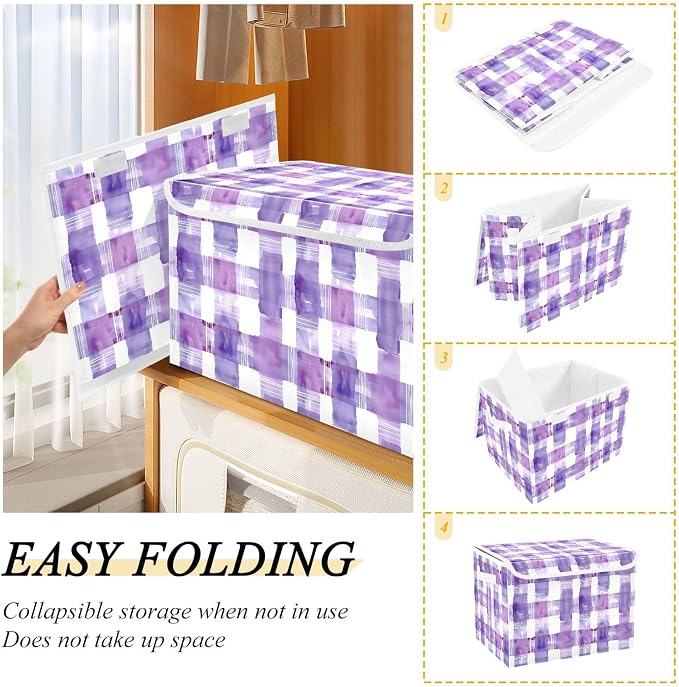 Purple Checked