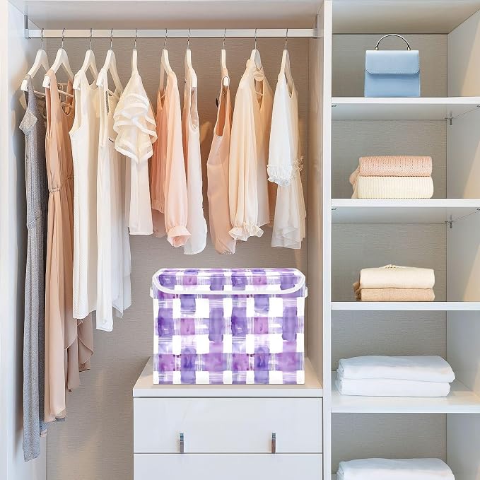 Purple Checked