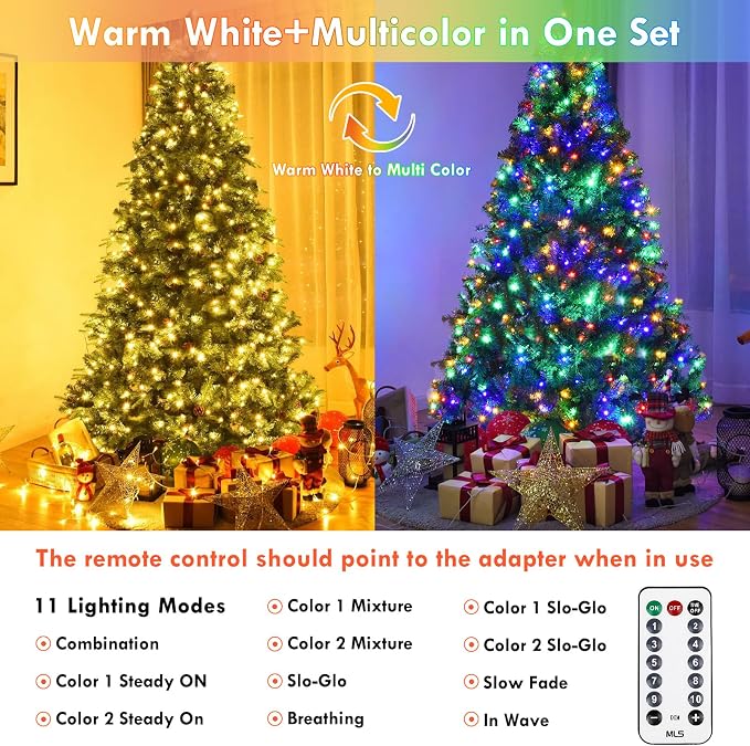 Warm White to Multicolor