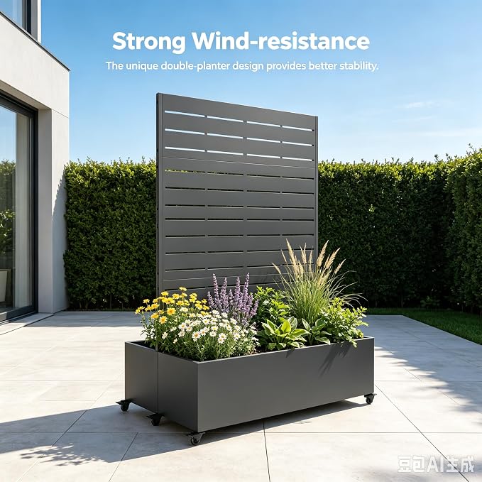Black-louvered
