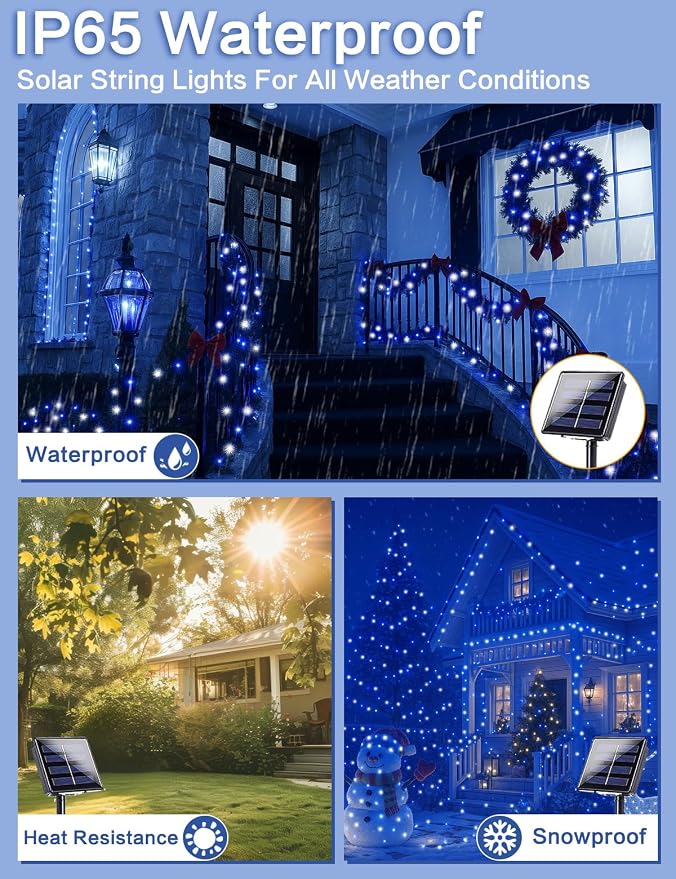 Blue and White