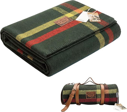 Plaid Pattern Army Green