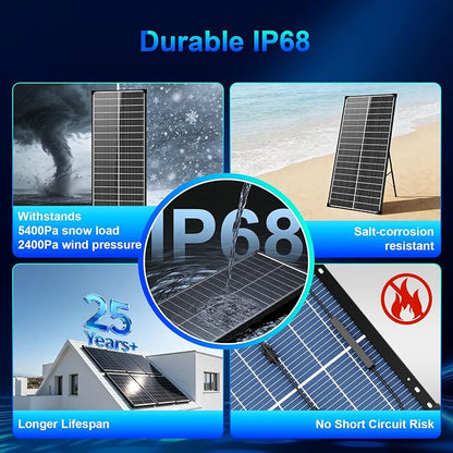 Bifacial 100W*4