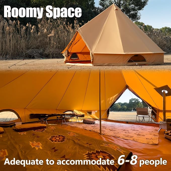 16.4ft*16.4ft*9.8ft (6-8 person)(Ginger)