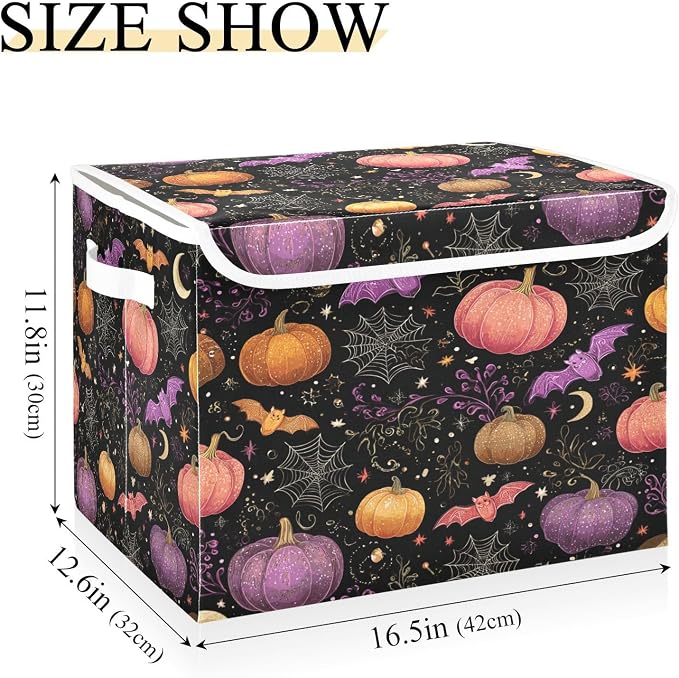 Black Pumpkins Stars Bats