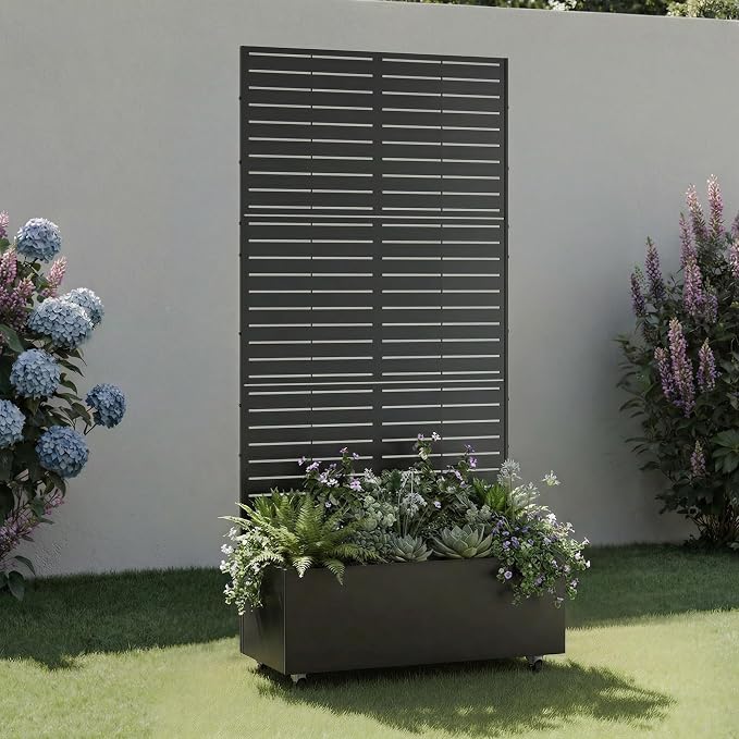 Black-louvered