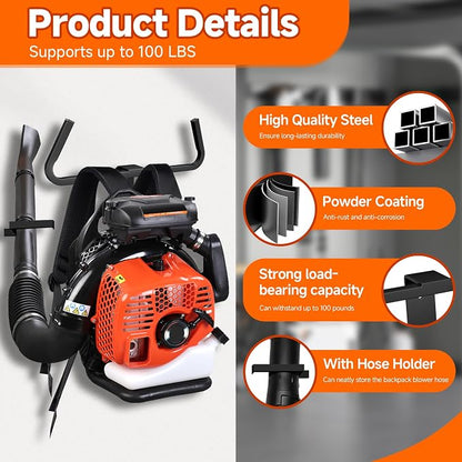 Blower Rack With Hose Holder-2pcs