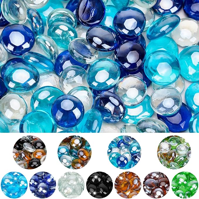 Cobalt Blue, Crystal Ice, Caribbean Blue