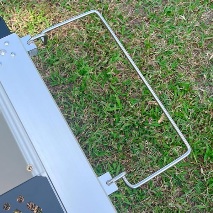 Silver hanging rack