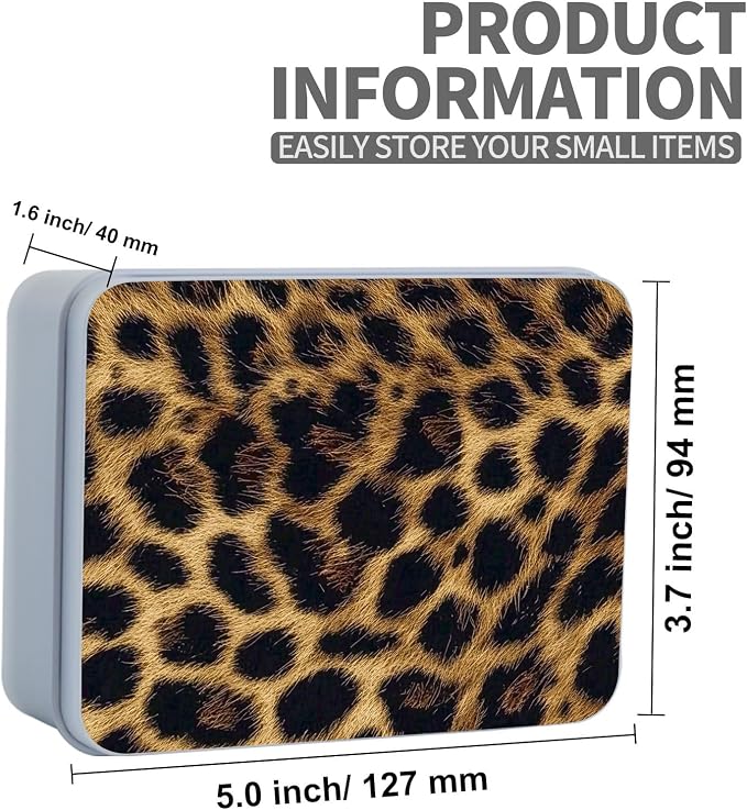 Brown and Black Leopard Print