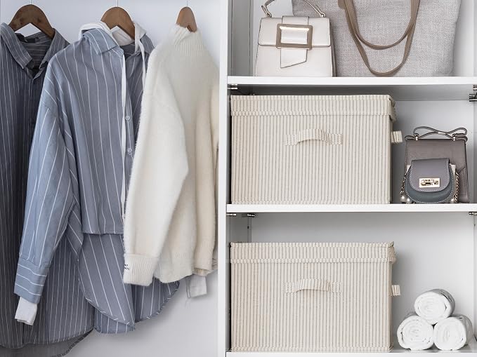 Khaki and Beige Stripes