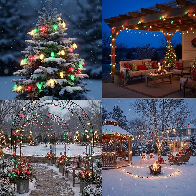 LED-Frosted White Red Green