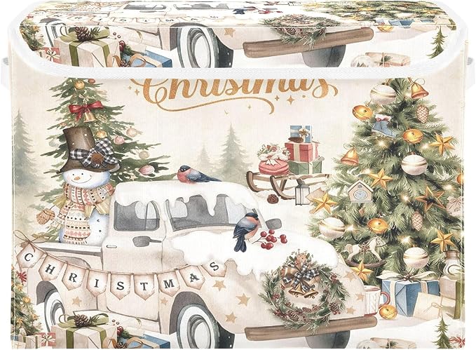 Christmas Truck Snowman