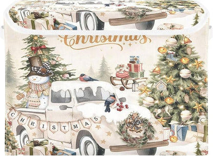 Christmas Truck Snowman