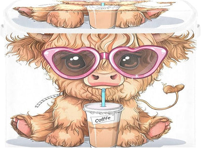 Cartoon Highland Cow