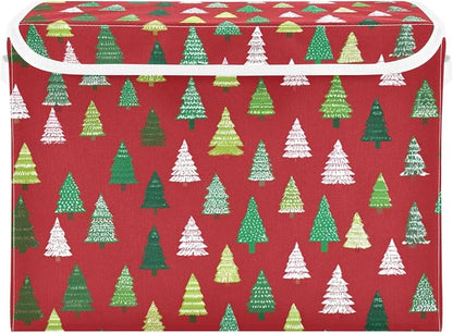 Christmas Trees White Green